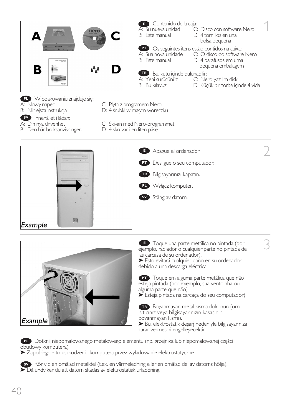 Philips SPD8006BM-17 User Manual | Page 40 / 76