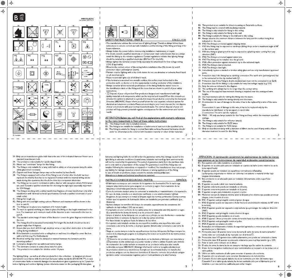 Philips Ecomoods Colgante User Manual | 2 pages