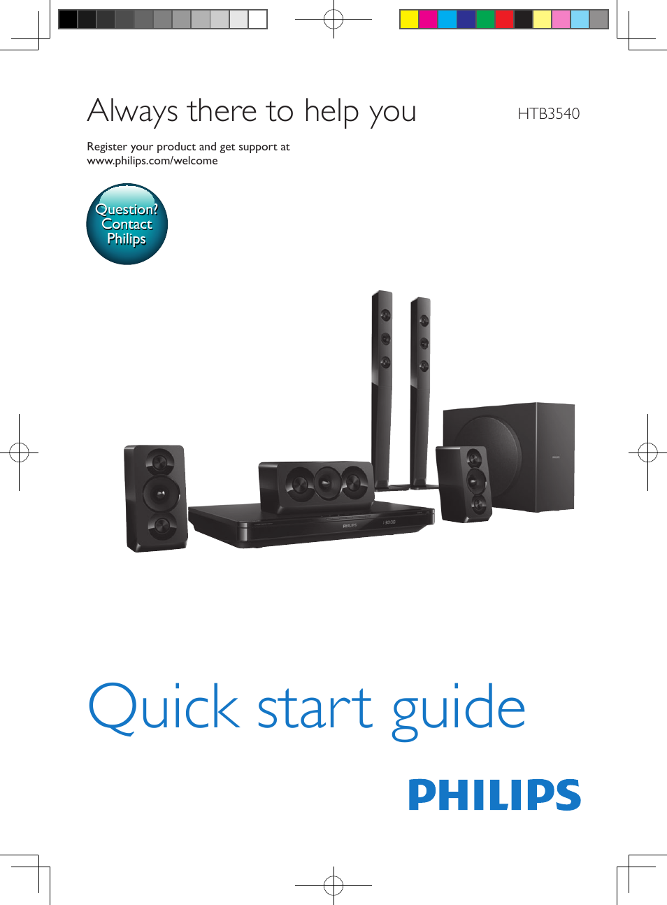 Philips Sistema de cine en casa 5.1 User Manual | 12 pages