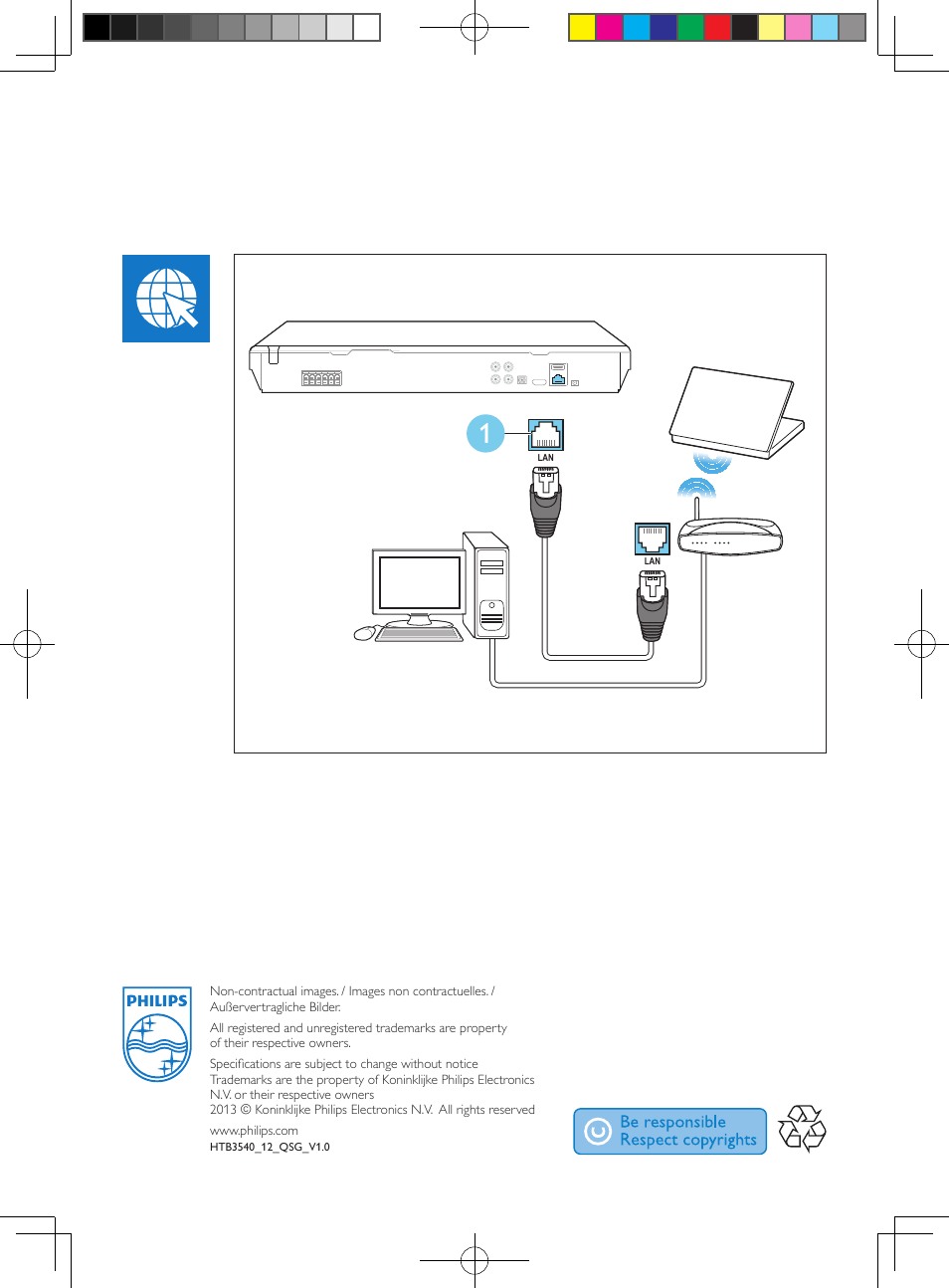 Philips Sistema de cine en casa 5.1 User Manual | Page 12 / 12