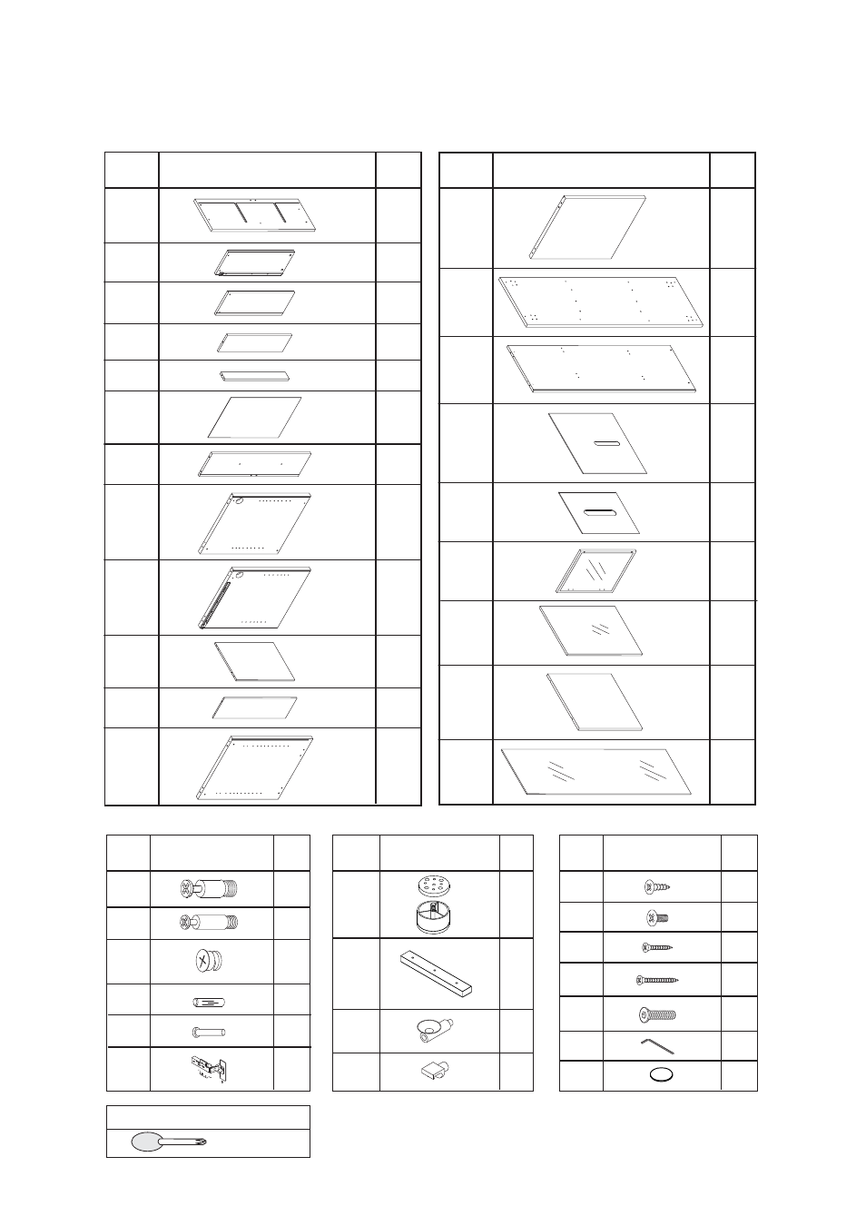 Part list | Atlantic 36835515 User Manual | Page 3 / 14