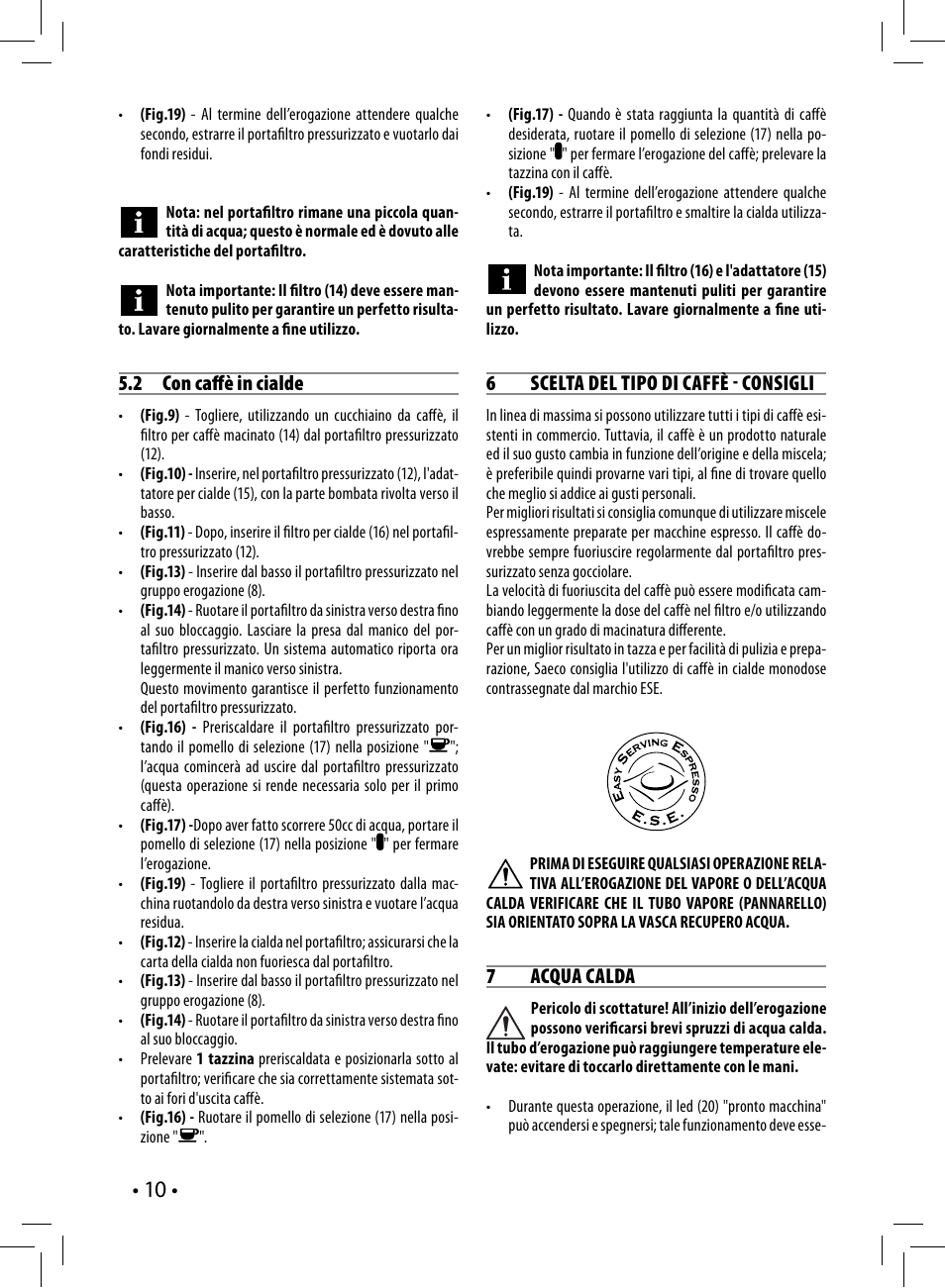 Philips Saeco Poemia Cafetera expreso manual User Manual | Page 10 / 120