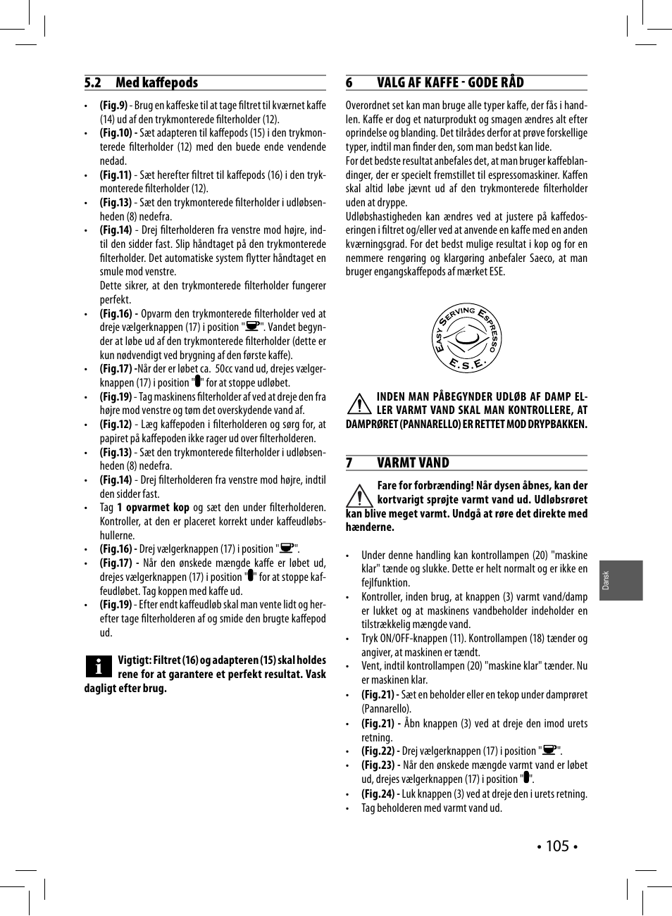 Philips Saeco Poemia Cafetera expreso manual User Manual | Page 105 / 120