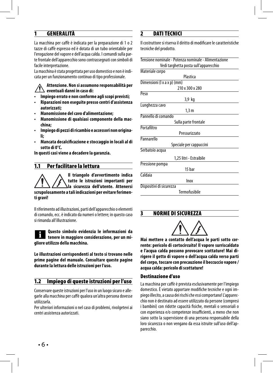 Philips Saeco Poemia Cafetera expreso manual User Manual | Page 6 / 120