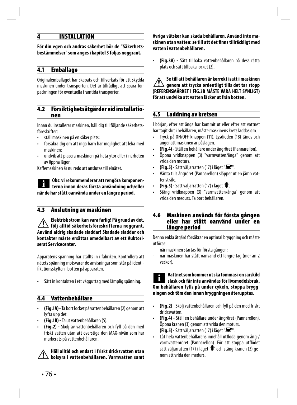 Philips Saeco Poemia Cafetera expreso manual User Manual | Page 76 / 120
