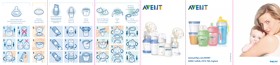 Philips Vaso decorado AVENT User Manual | 2 pages
