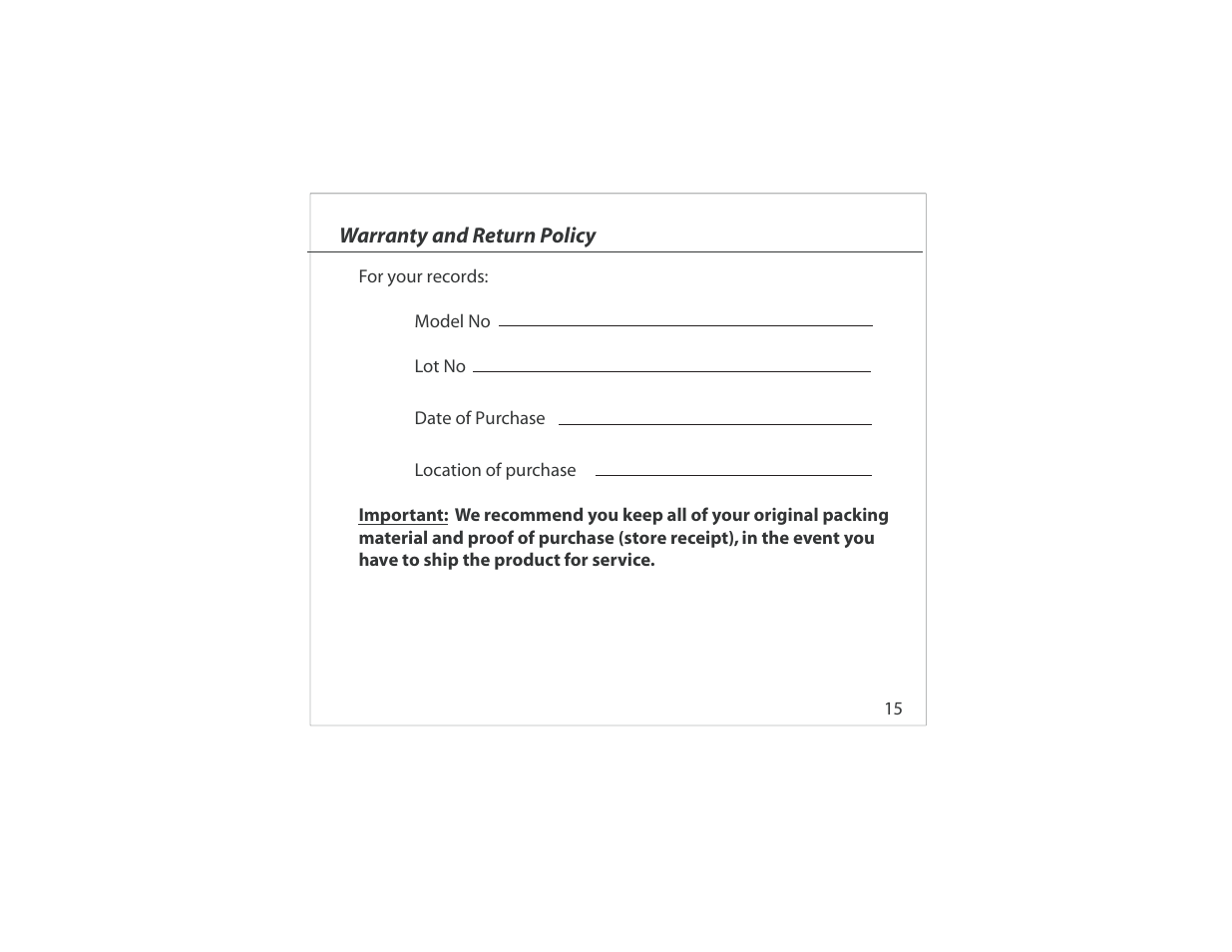 Atlantic EGO User Manual | Page 17 / 20