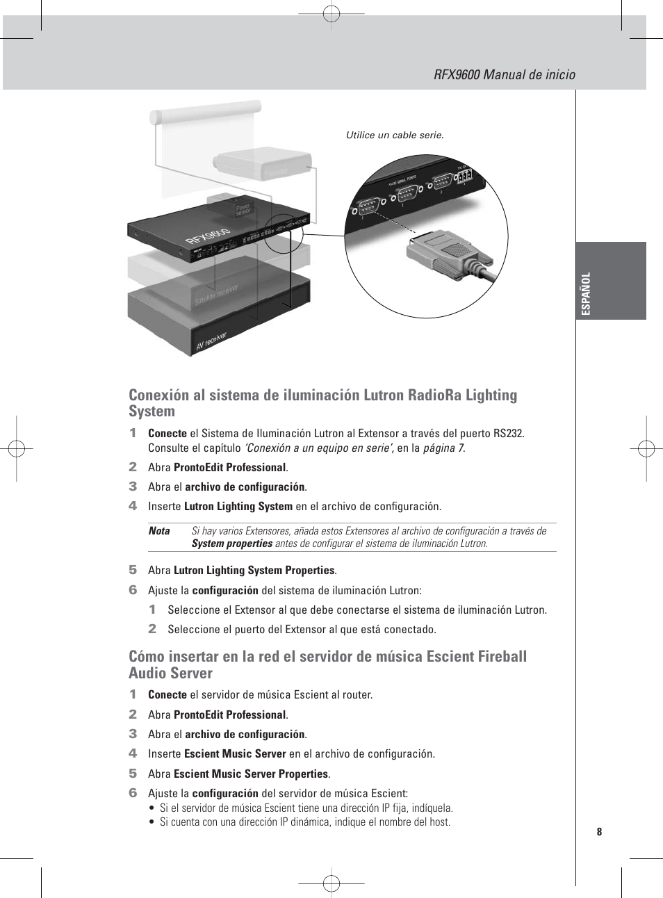 Philips Pronto Extensor en serie User Manual | Page 25 / 48