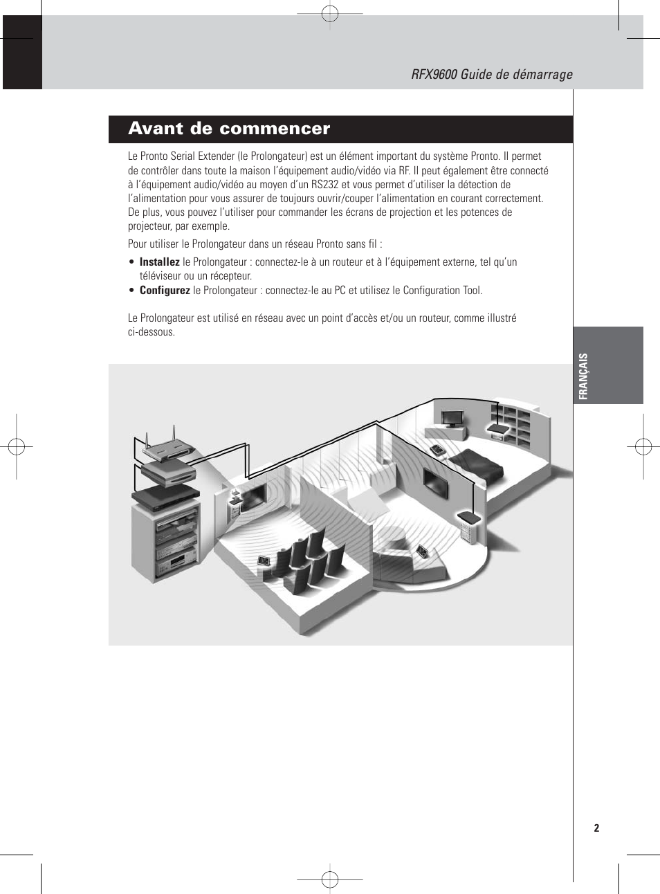 Avant de commencer | Philips Pronto Extensor en serie User Manual | Page 33 / 48