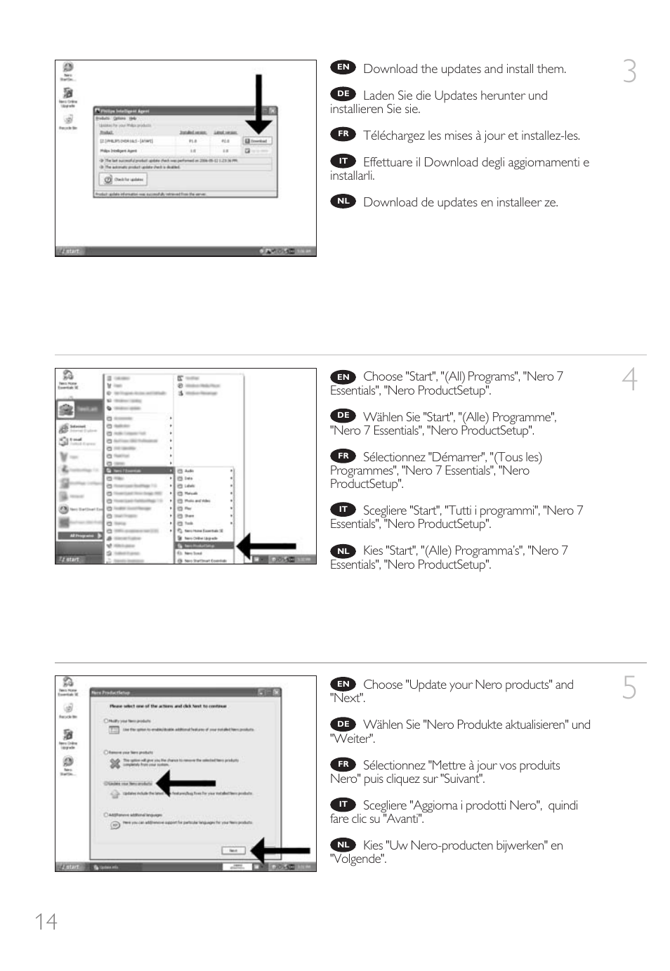 Philips Unidad interna User Manual | Page 14 / 124