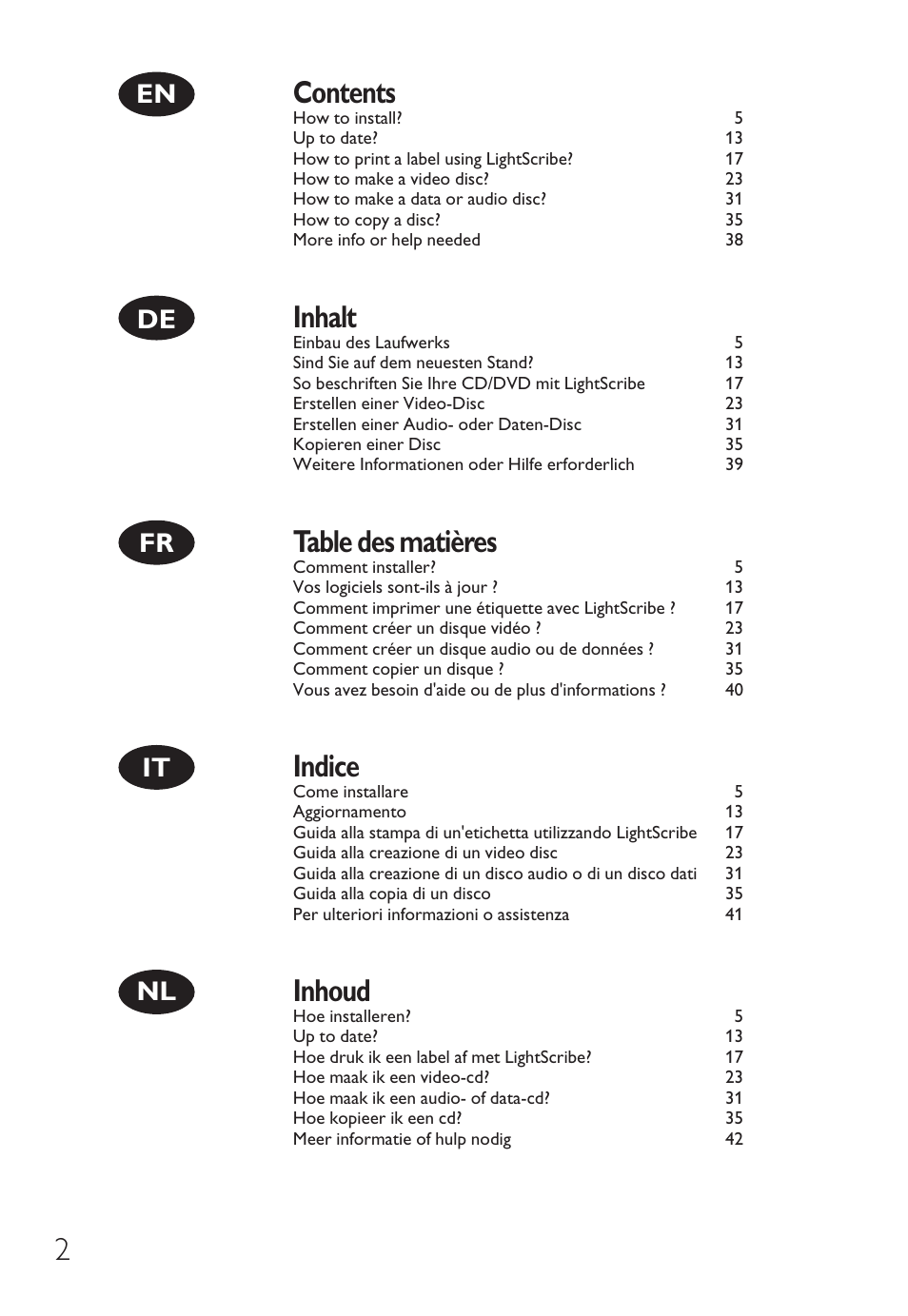Philips Unidad interna User Manual | Page 2 / 124