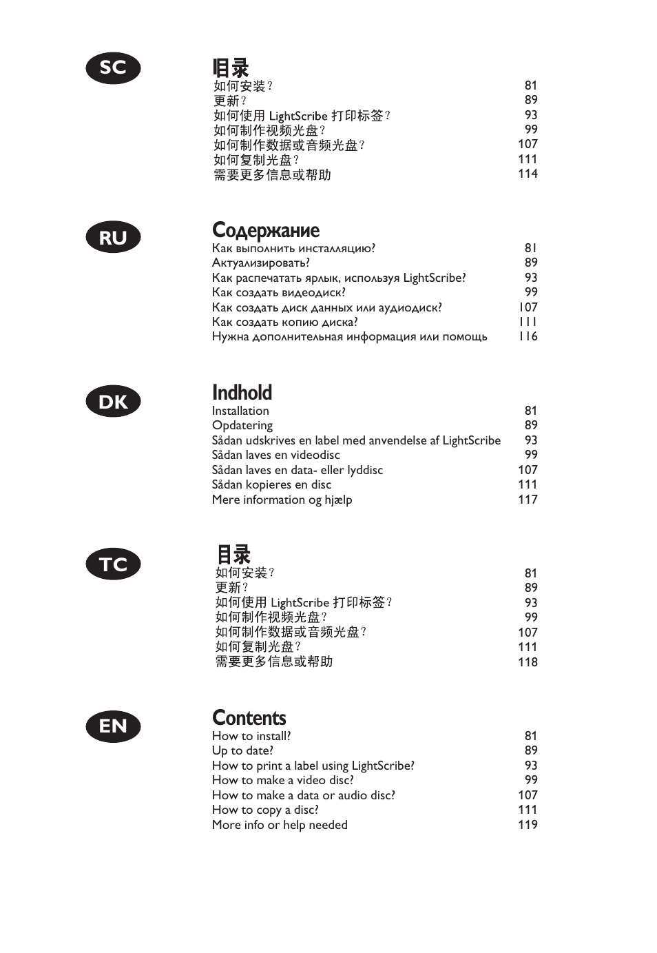 Philips Unidad interna User Manual | Page 4 / 124