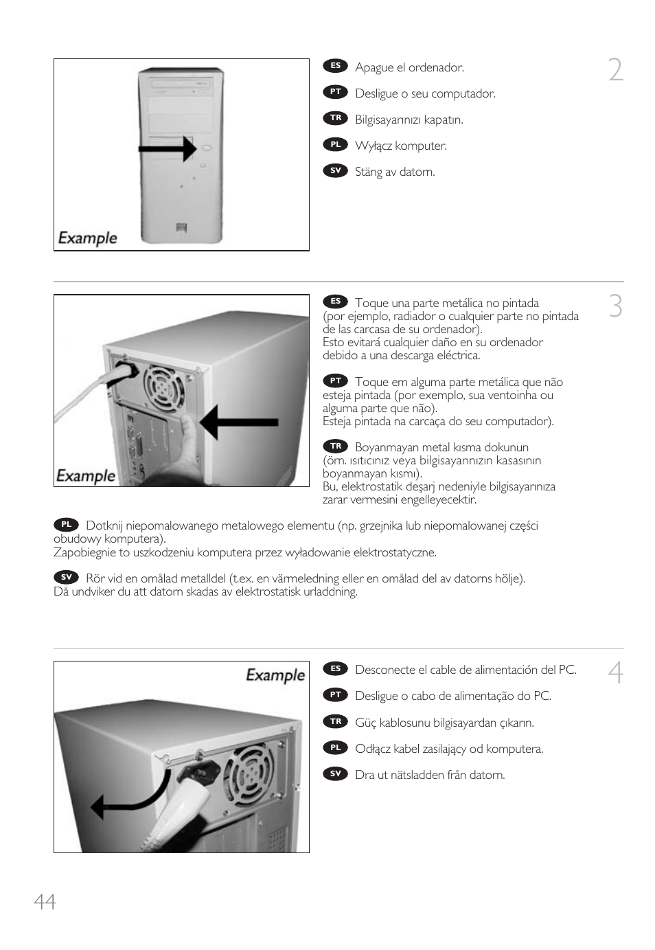 Philips Unidad interna User Manual | Page 44 / 124