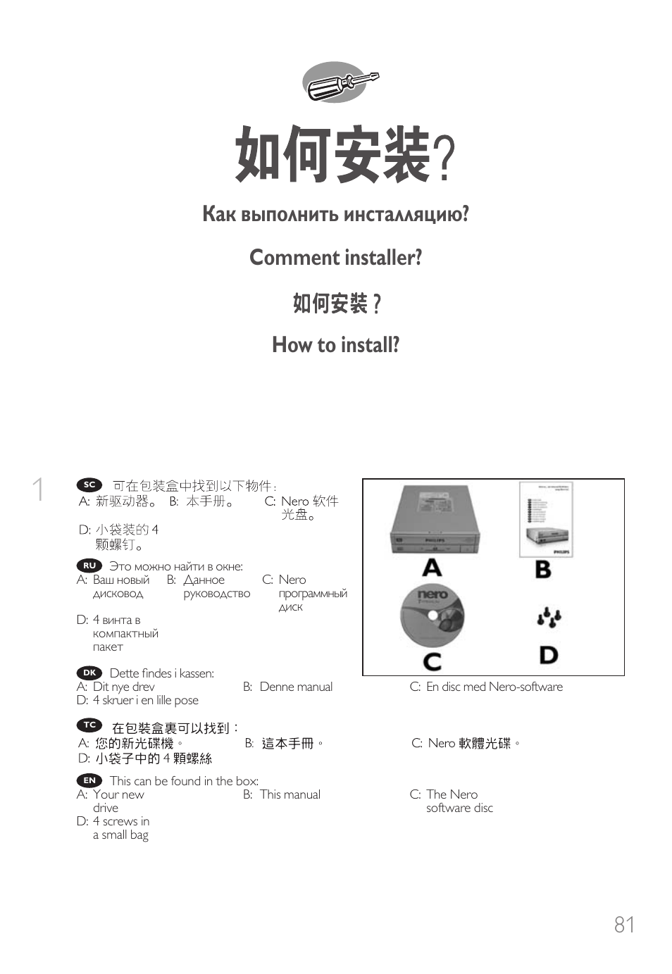 Philips Unidad interna User Manual | Page 81 / 124