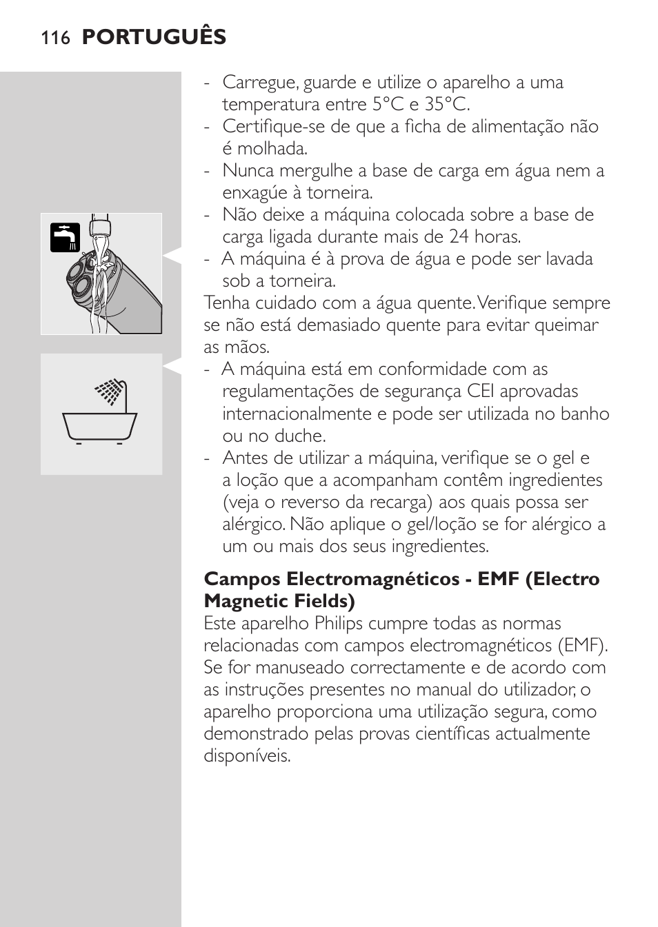 Philips Afeitadora NIVEA FOR MEN User Manual | Page 114 / 148