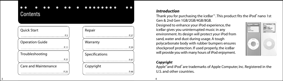 Introduction | Atlantic iceBar User Manual | Page 2 / 25