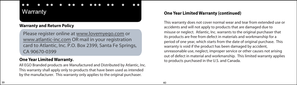 Atlantic iceBar User Manual | Page 20 / 25