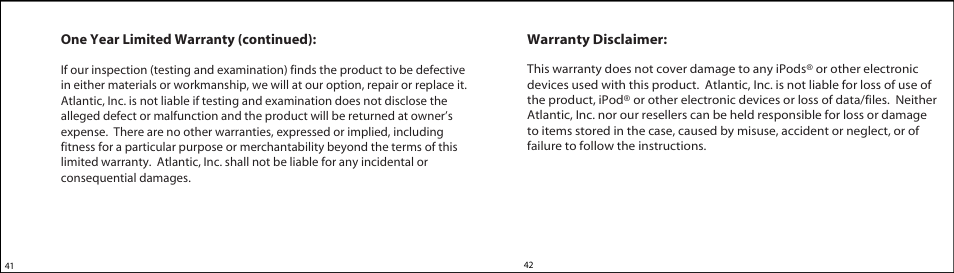 Atlantic iceBar User Manual | Page 21 / 25