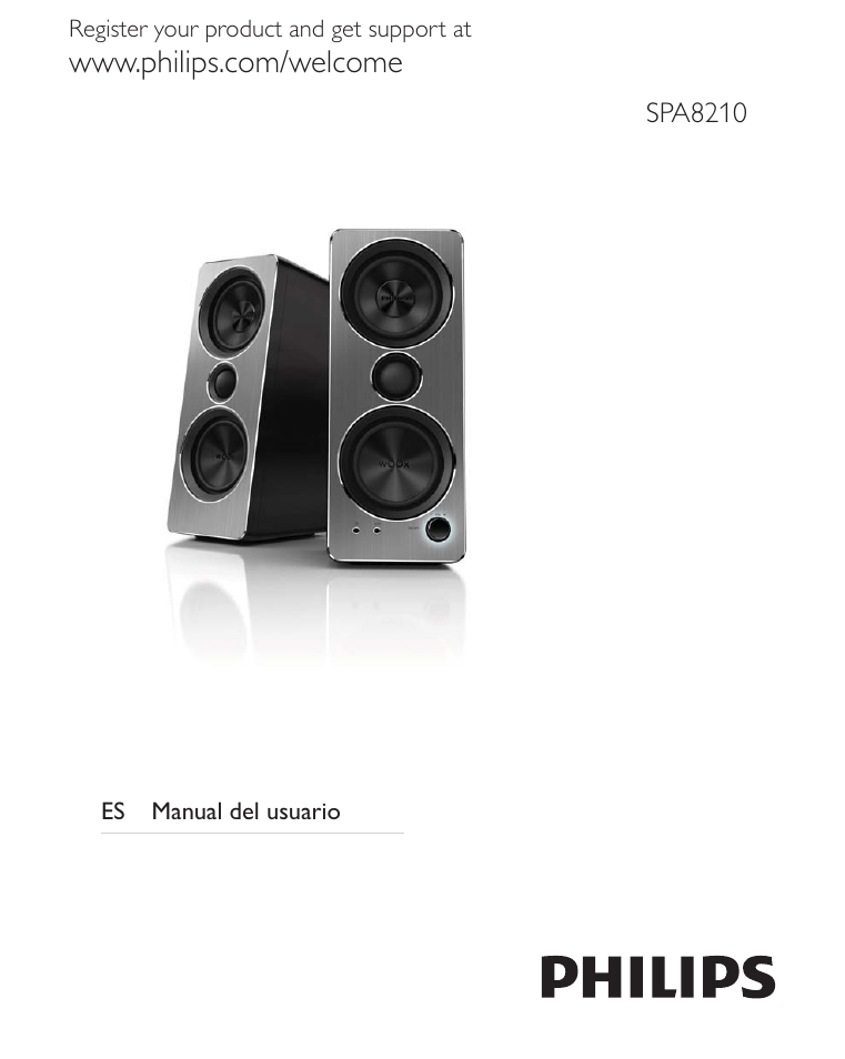 Philips Altavoces multimedia 2.0 User Manual | 12 pages