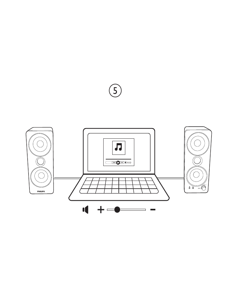 Philips Altavoces multimedia 2.0 User Manual | Page 4 / 12