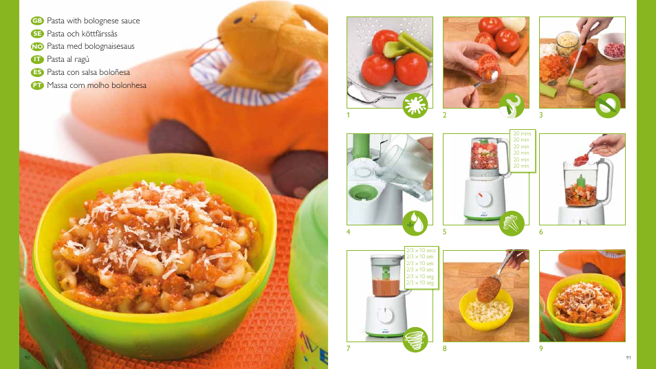 Philips Vaporera y batidora combinadas AVENT User Manual | Page 46 / 51