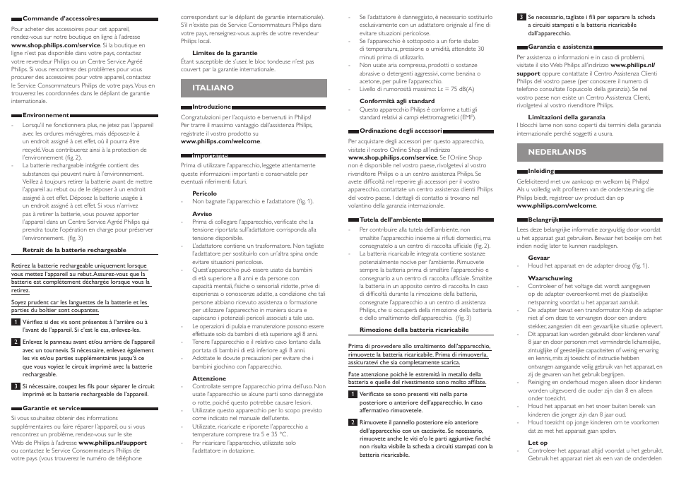 Philips BEARDTRIMMER Series 3000 barbero para barba y barba de 2 días User Manual | Page 5 / 9