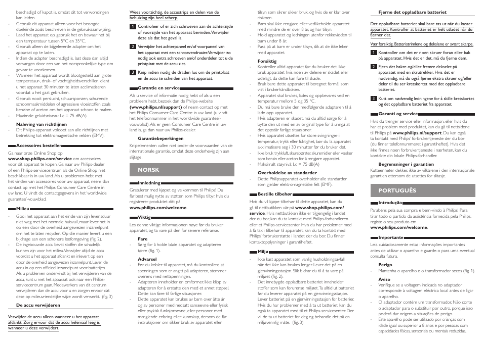 Philips BEARDTRIMMER Series 3000 barbero para barba y barba de 2 días User Manual | Page 6 / 9