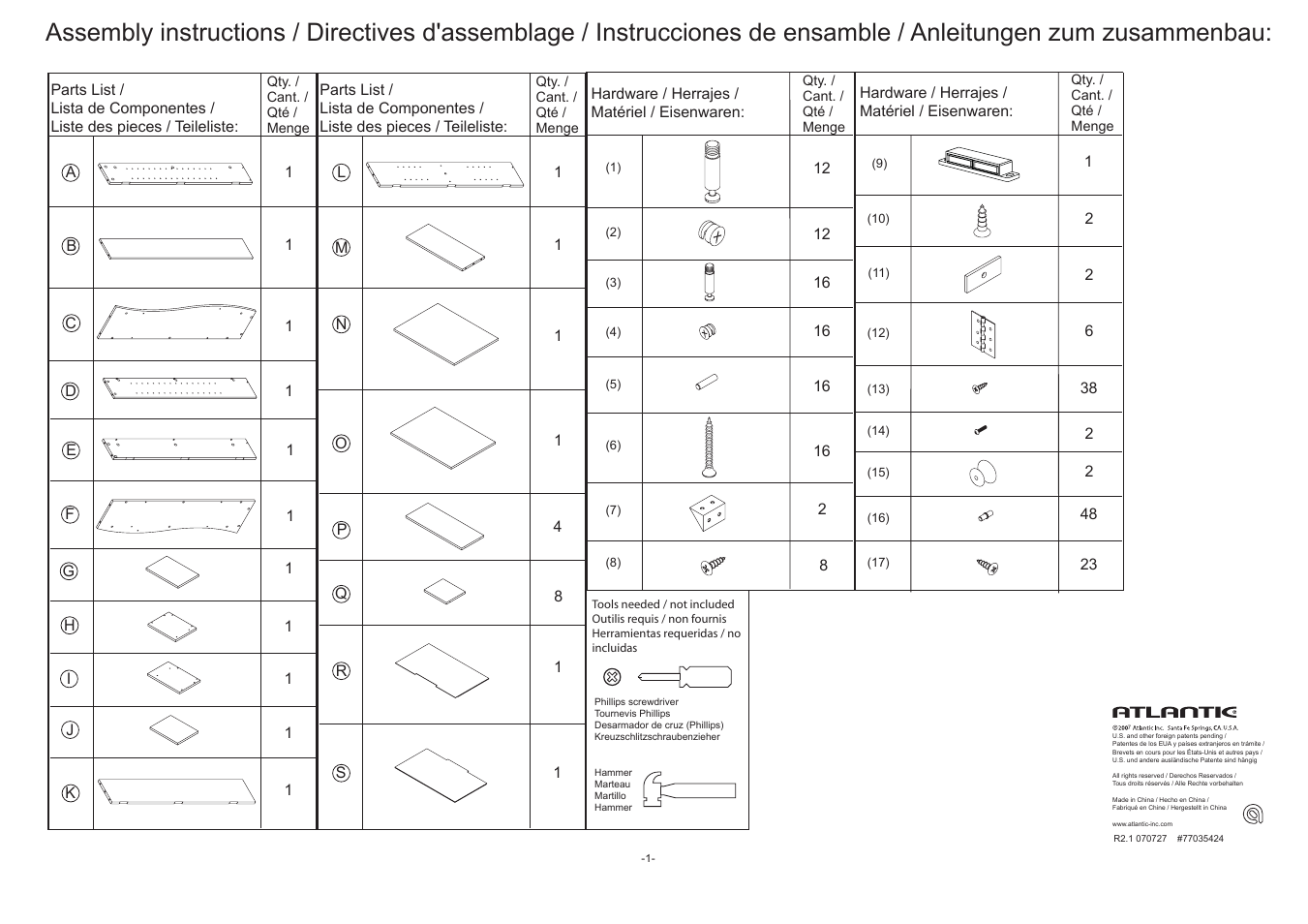 Atlantic 200 DVD User Manual | Page 2 / 13