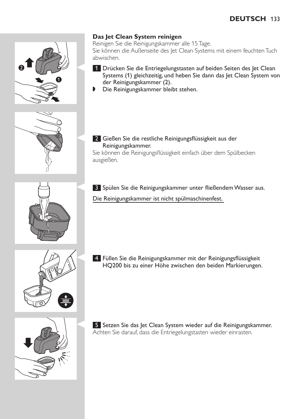 Philips SHAVER Series 7000 SensoTouch afeitadora eléctrica en húmedo y seco User Manual | Page 133 / 304