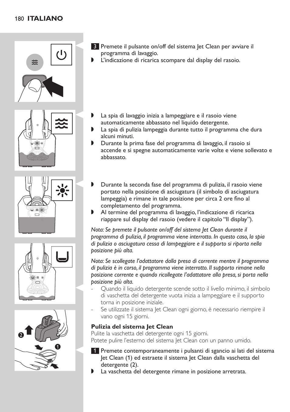 Philips SHAVER Series 7000 SensoTouch afeitadora eléctrica en húmedo y seco User Manual | Page 180 / 304