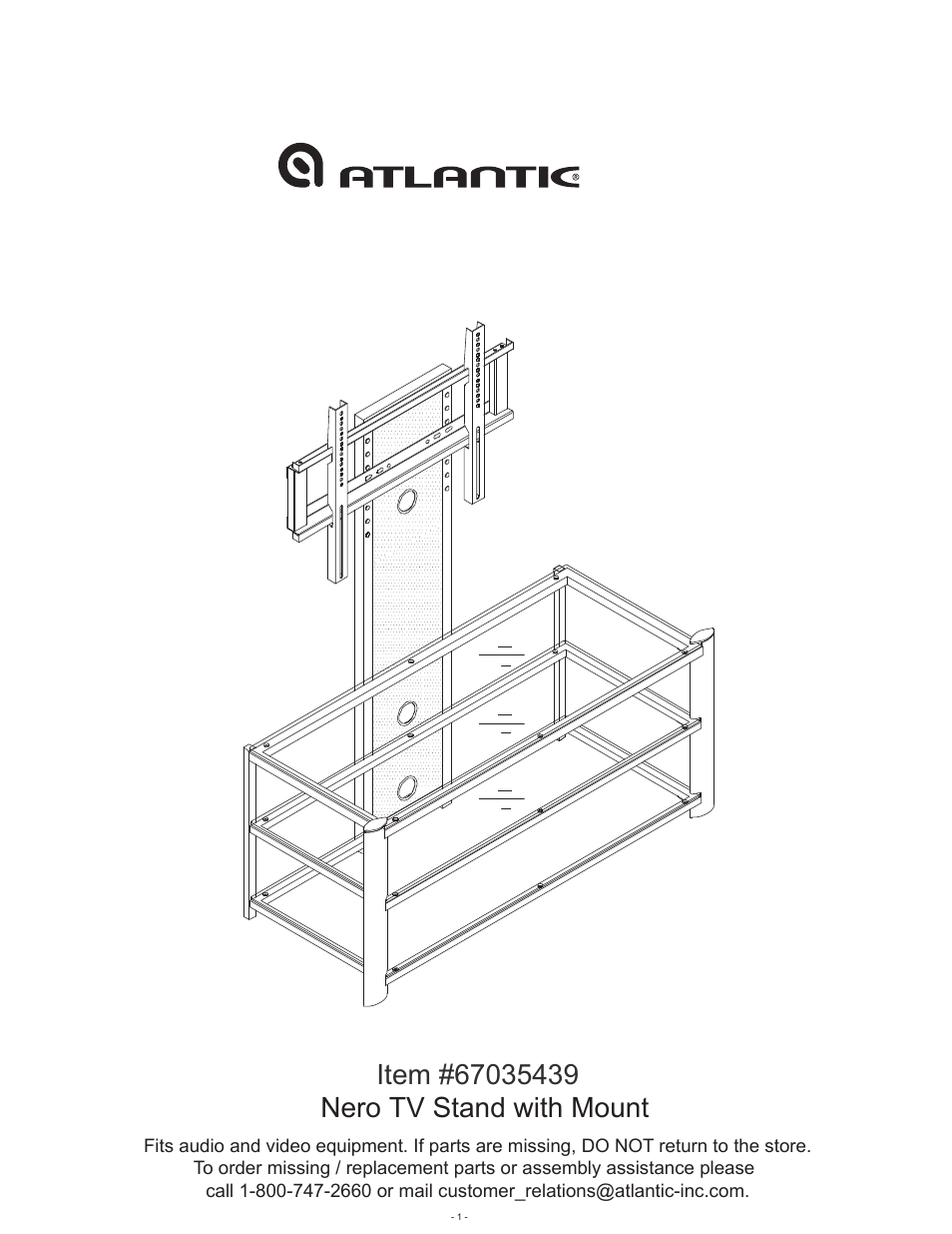 Atlantic 67035439 User Manual | 13 pages