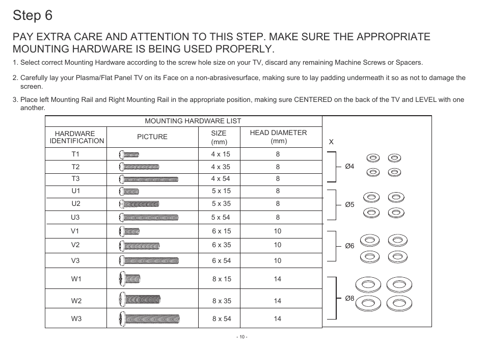 Step 6 | Atlantic 67035439 User Manual | Page 10 / 13