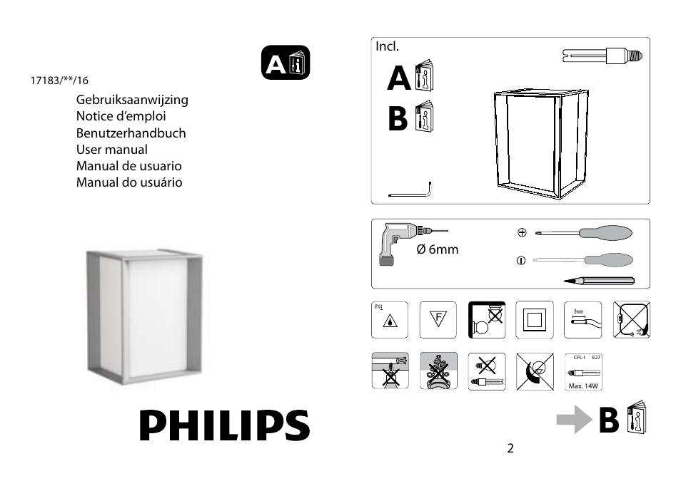 Philips Ecomoods Aplique User Manual | 4 pages