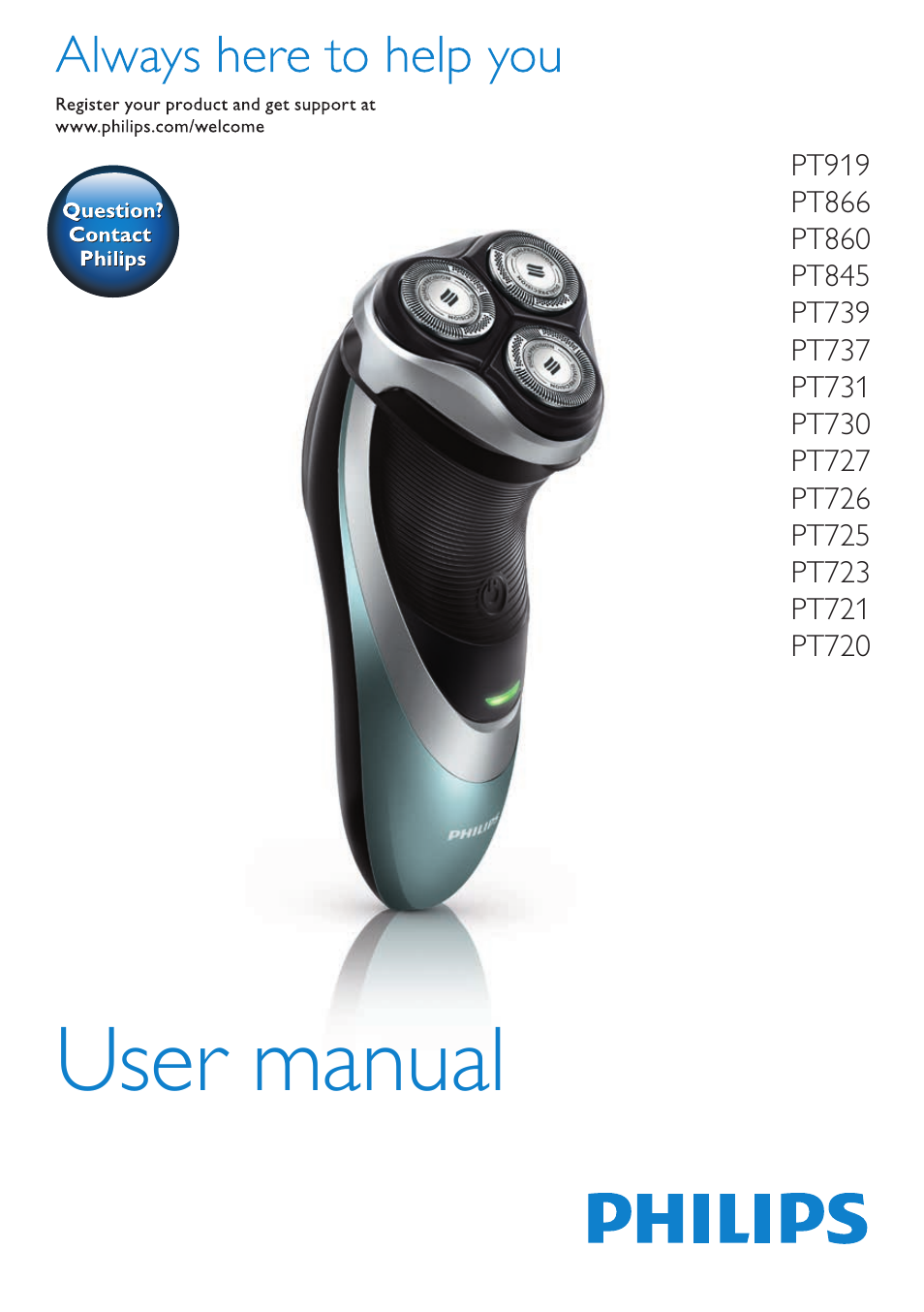 Philips SHAVER Series 3000 afeitadora eléctrica en seco User Manual | 154 pages