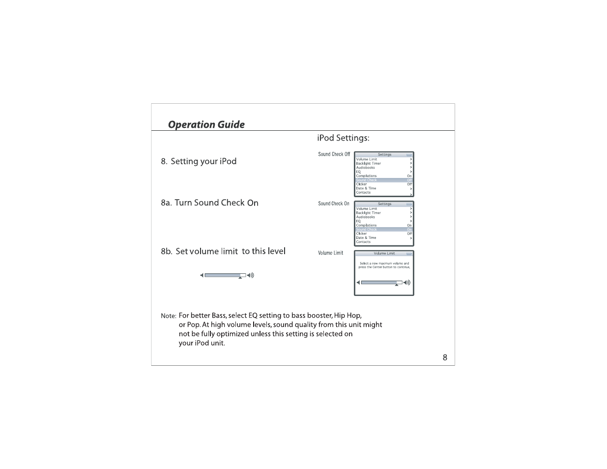 8b. set volume limit to this level | Atlantic Ego 25906058 User Manual | Page 10 / 21