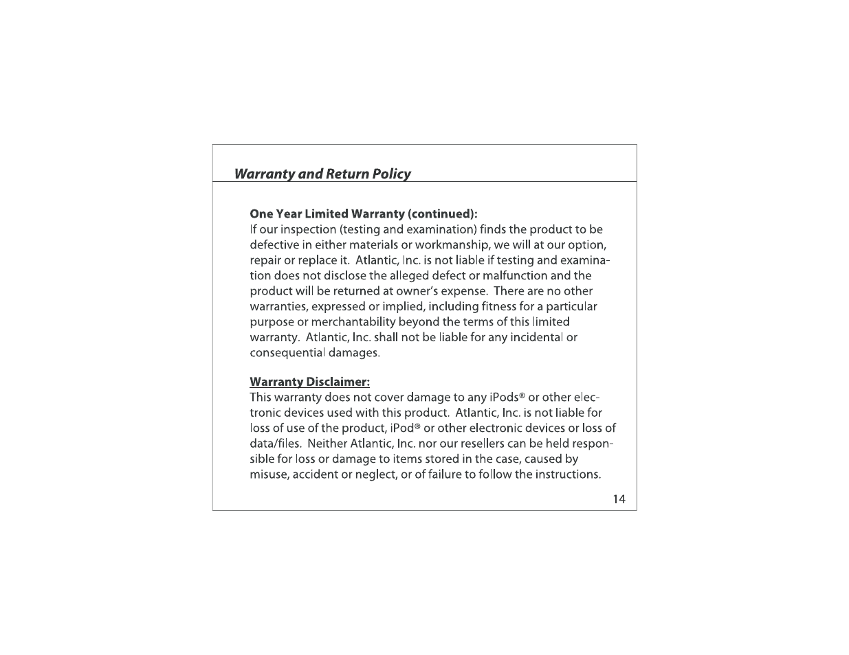 Atlantic Ego 25906058 User Manual | Page 16 / 21