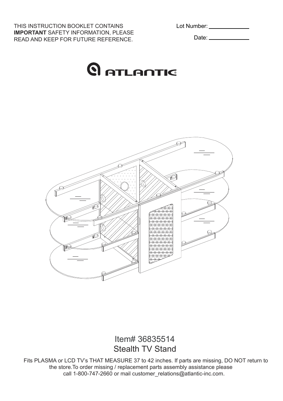 Atlantic 36835514 User Manual | 8 pages