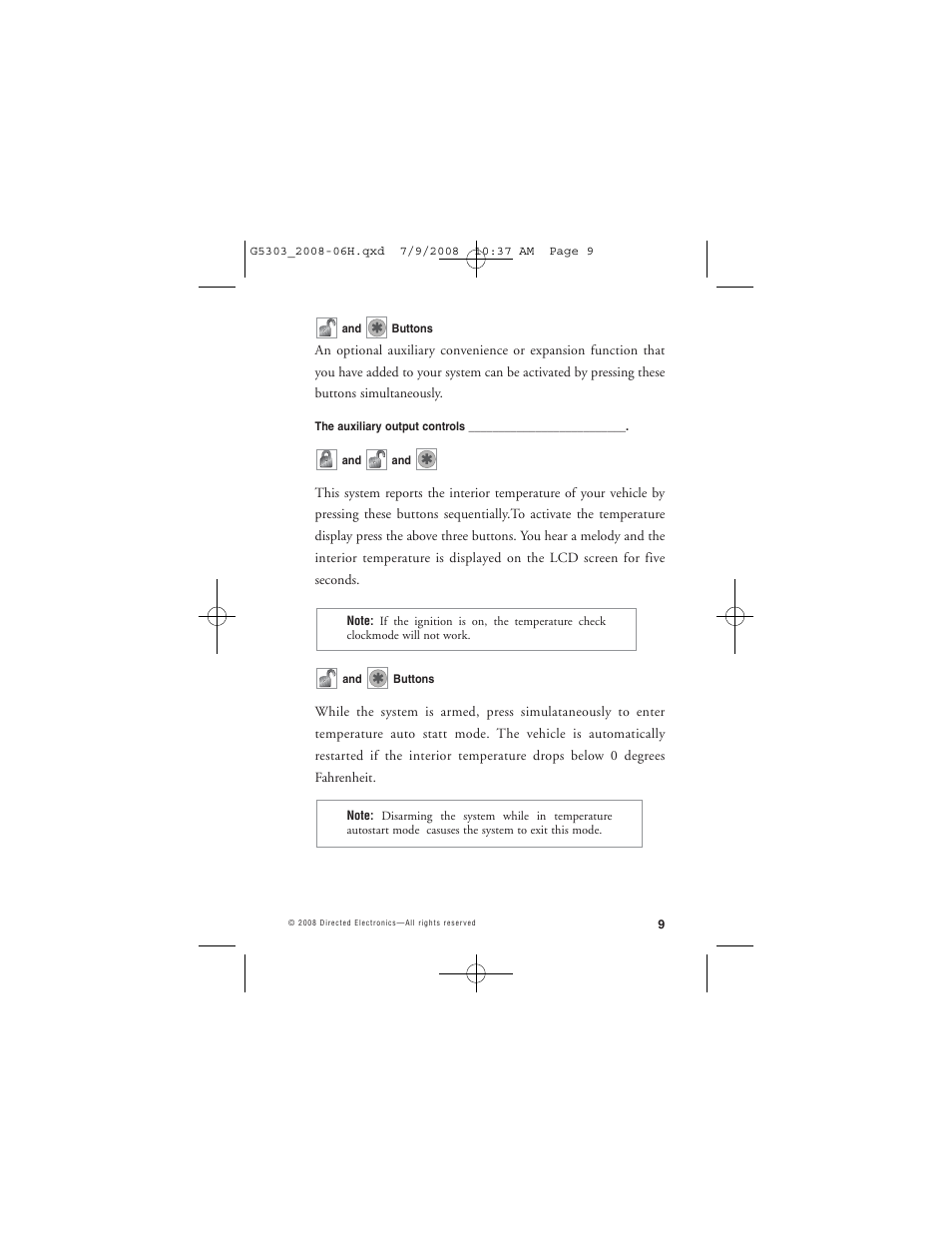 Avital 5303 User Manual | Page 12 / 43