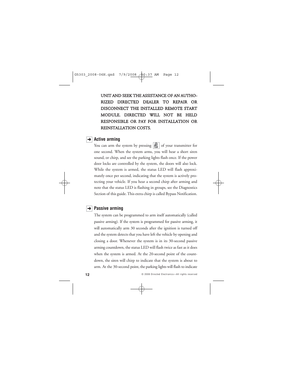 Avital 5303 User Manual | Page 15 / 43