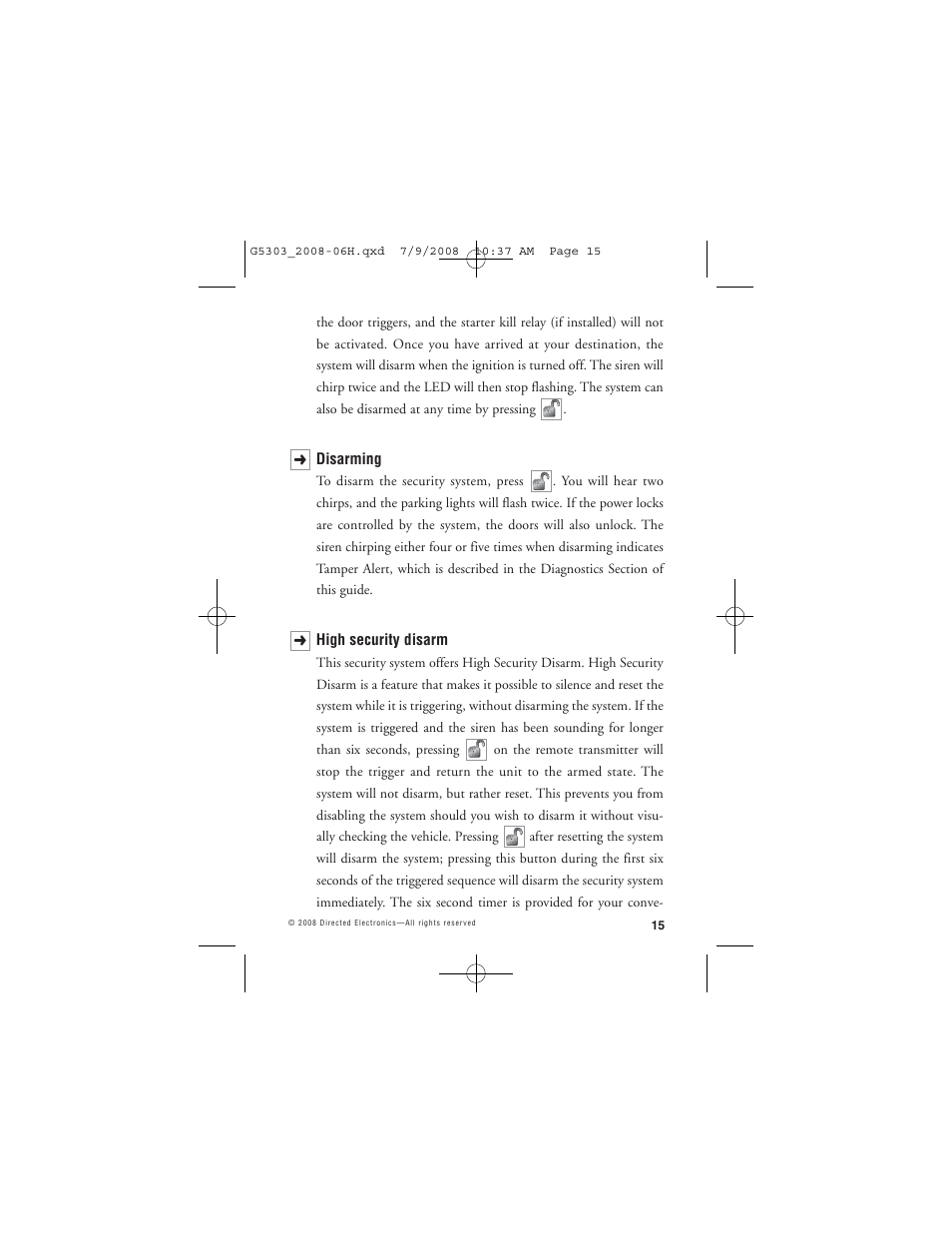 Avital 5303 User Manual | Page 18 / 43