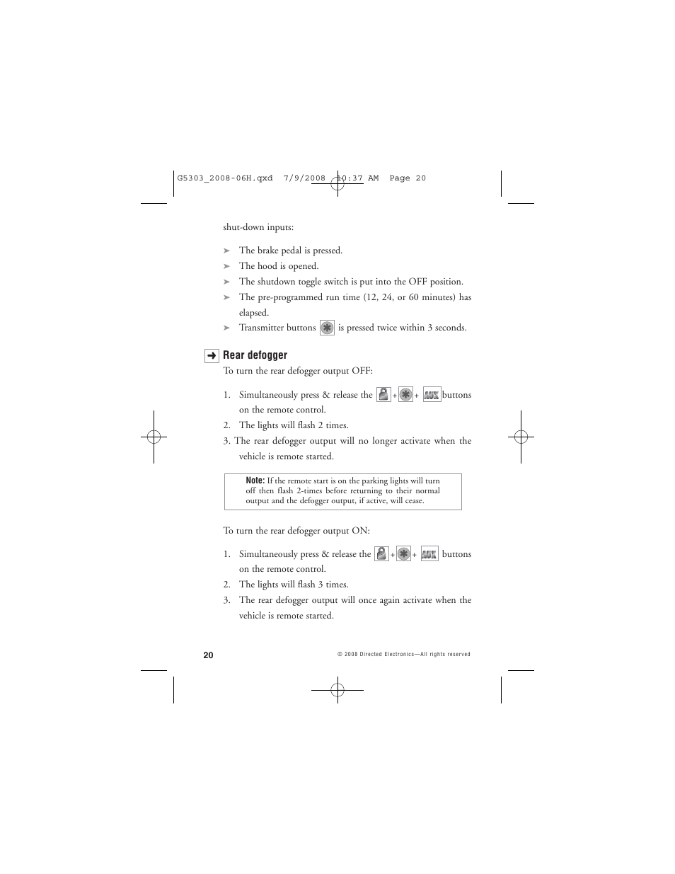 Avital 5303 User Manual | Page 23 / 43