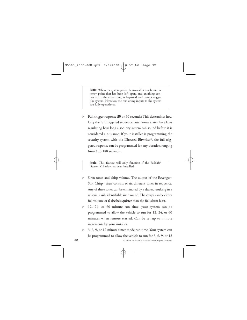 Avital 5303 User Manual | Page 35 / 43