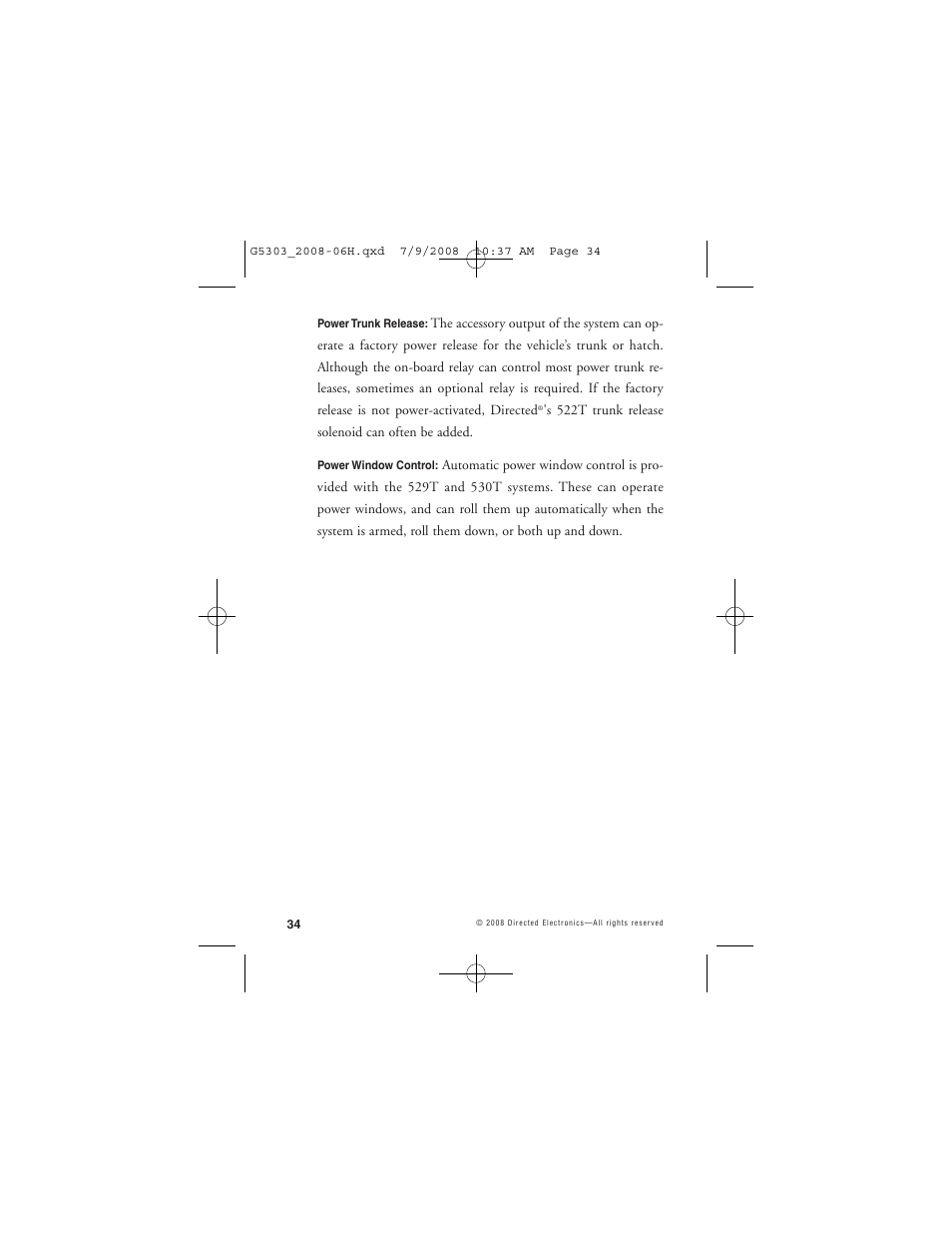 Avital 5303 User Manual | Page 37 / 43