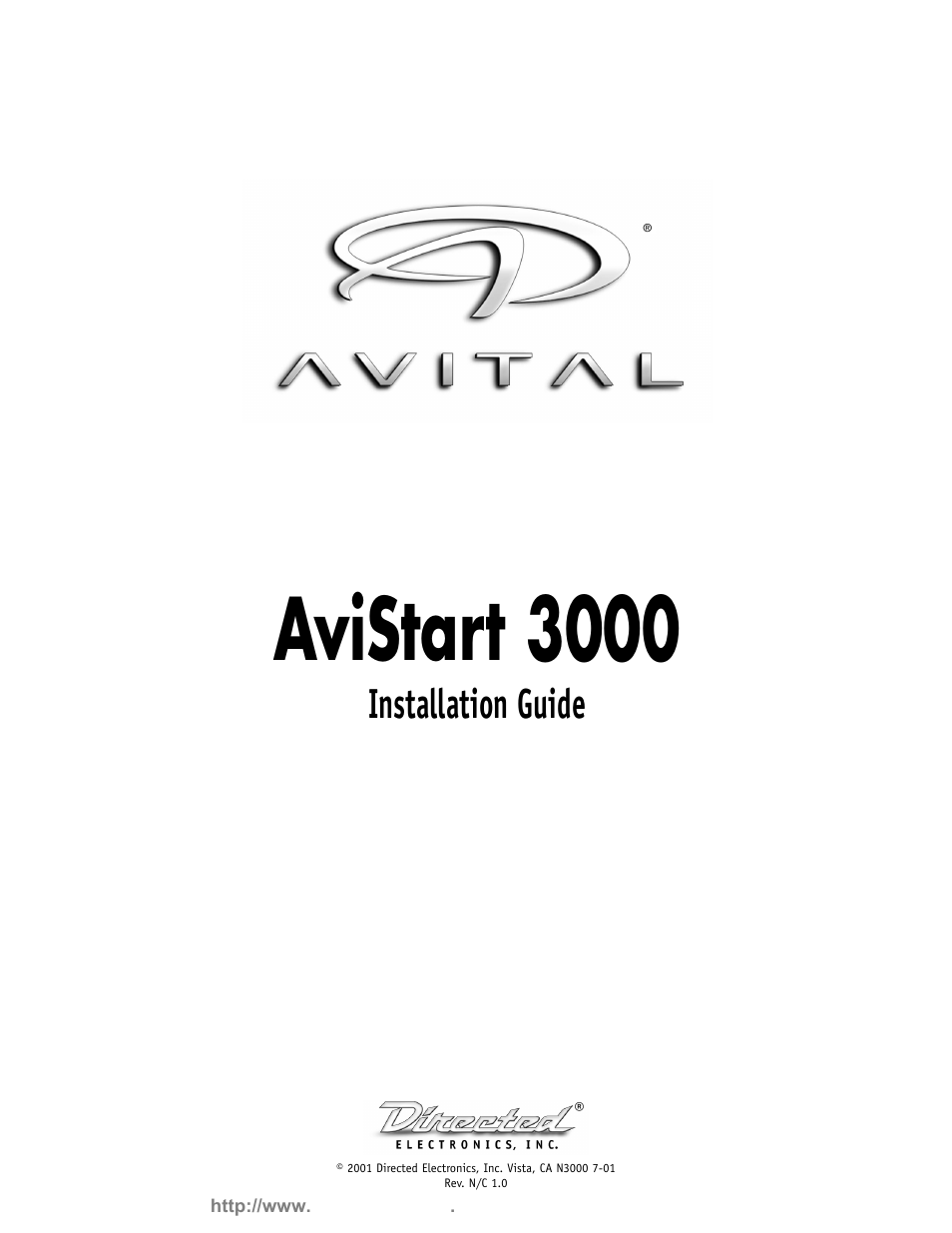 Avital AviStart 3000 User Manual | 40 pages