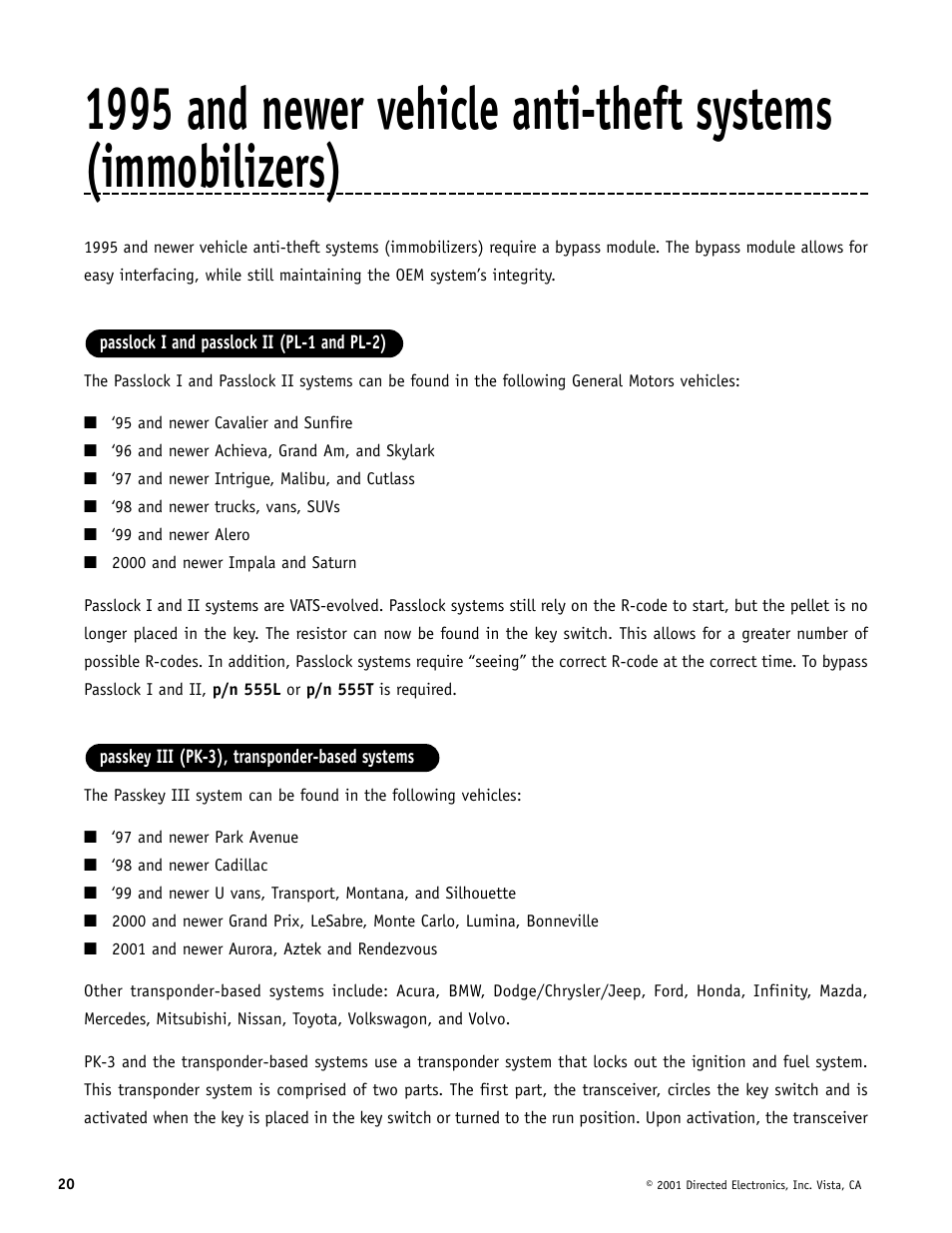 Avital AviStart 3000 User Manual | Page 20 / 40