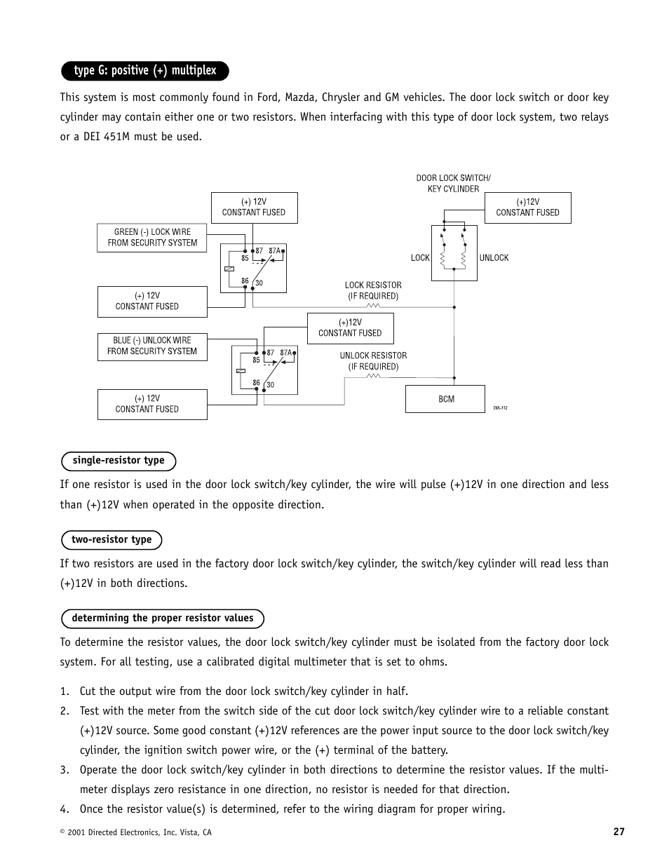 Avital AviStart 3000 User Manual | Page 27 / 40