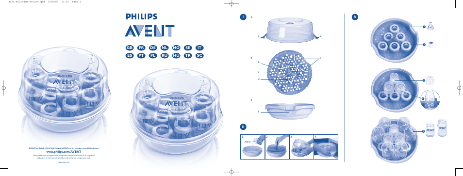 Philips AVENT Gift Set Primeros meses User Manual | 17 pages