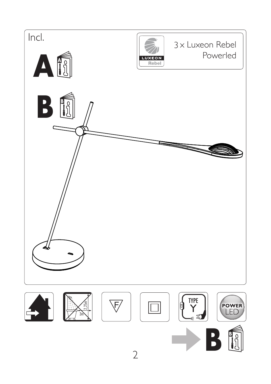 Philips Ledino Lámpara de mesa User Manual | Page 2 / 36
