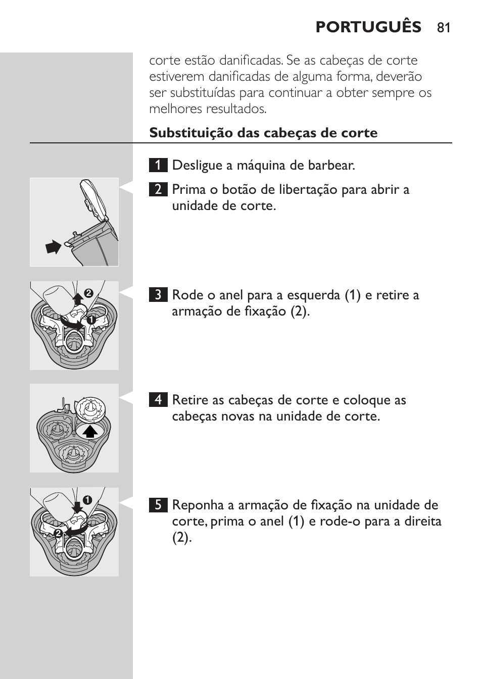 Acessórios, Português | Philips Afeitadora NIVEA FOR MEN User Manual | Page 79 / 124