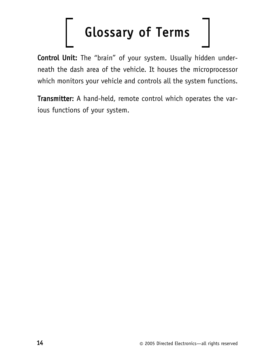 Avital Avital 4000 User Manual | Page 17 / 19